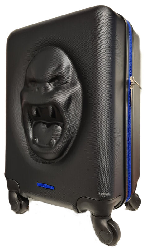 Kong Escape Suitcase (Black & Blue) by Richard Orlinski, 2020