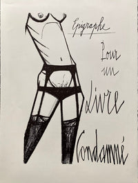 Épigraphe pour un livre condamné by Bernard Buffet, 1970