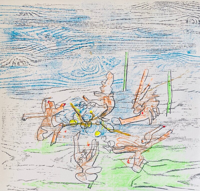 Musik-Foot de Roberto Matta, 1990