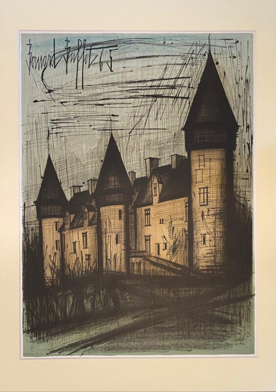 Le château de Culan by Bernard Buffet, 1965
