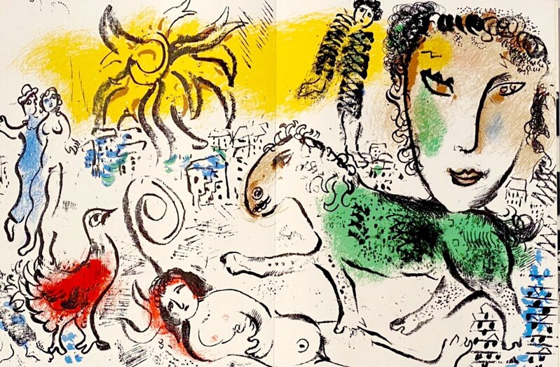 Cheval vert de Marc Chagall, 1973