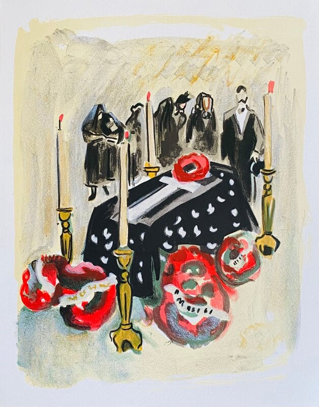 Mémoires d'un naïf : Funérailles by Yves Brayer, 1967