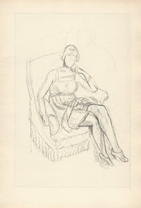 Cinquante Dessins, Planche XI by Henri Matisse, 1920