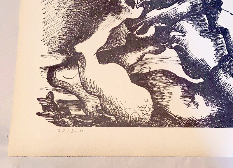 The Labours of Hercule - The Boar Of Eyrmanthos by Ossip Zadkine, 1960 (view 2)