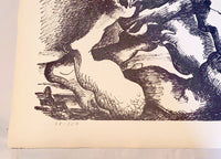 The Labours of Hercule - The Boar Of Eyrmanthos by Ossip Zadkine, 1960 (view 2)