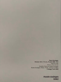 Peinture, 27 août 1958 de Pierre Soulages, 2023 (vue 4)