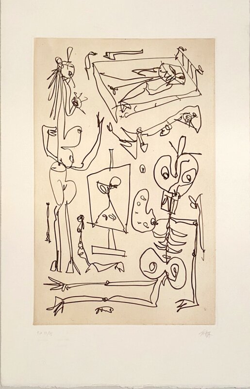 Cuento collazos d'Antonio Saura, 1993