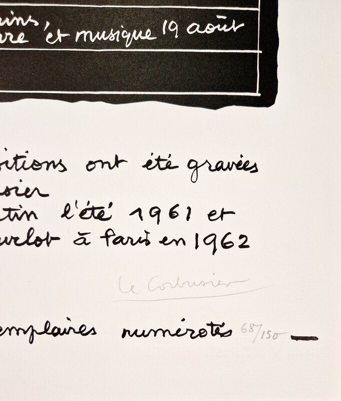 Table de Le Corbusier, 1962 (vue 2)