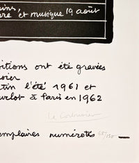 Table de Le Corbusier, 1962 (vue 2)