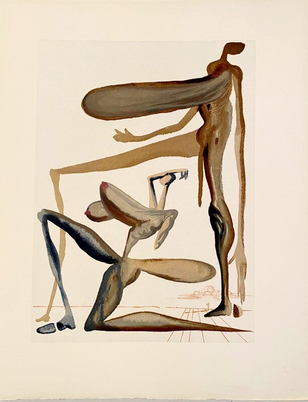 La Divine Comédie - Purgatoire 22 - La prodigalité de Salvador Dalí, 1963
