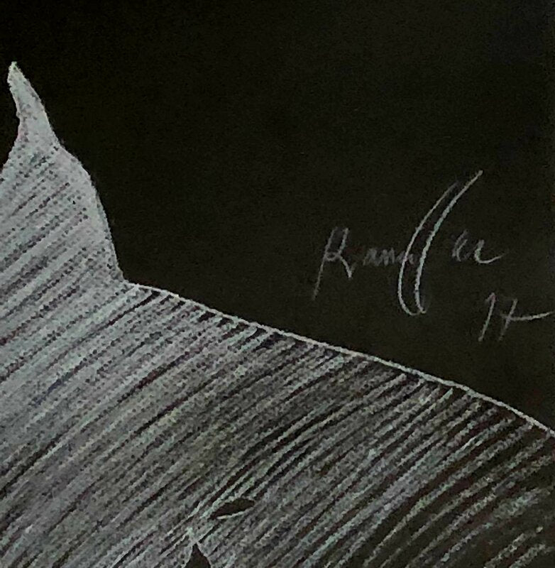 Lightnin Hopkins by Bernard Rancillac, 1997 (view 3)