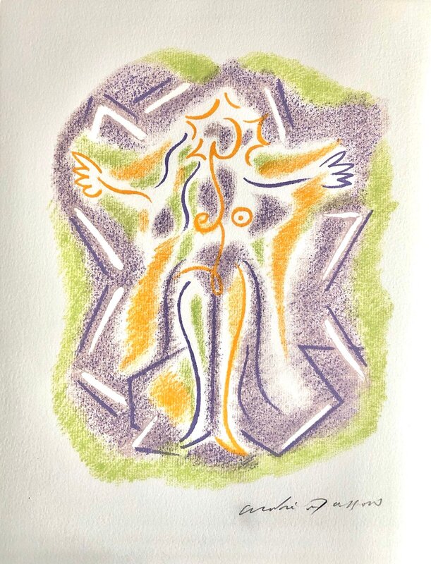 Une étoile de craie d'André Masson, 1973