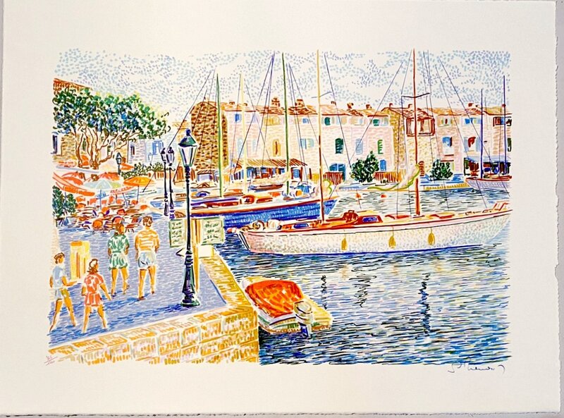 Port Grimaud by Serge Mendjisky, 1969