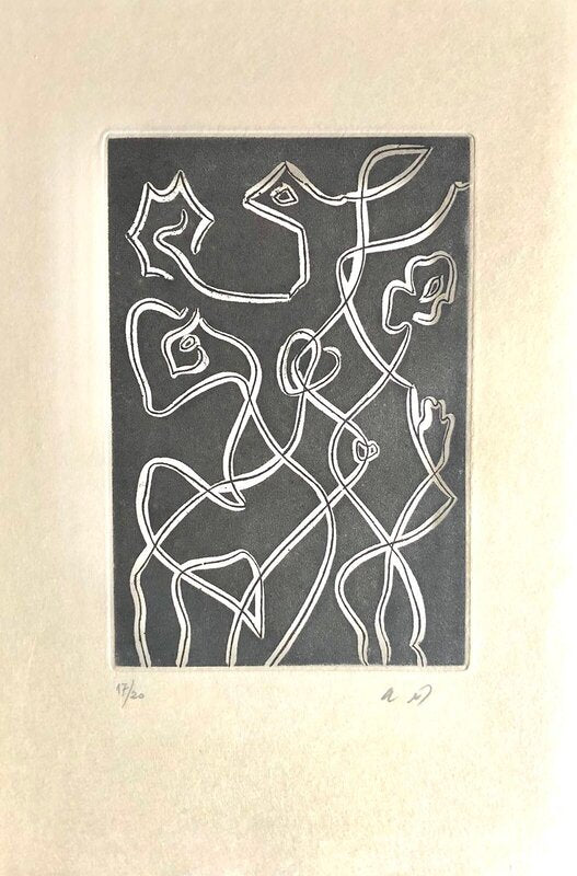 Ô mésange, ô peut-être d'André Masson, 1975