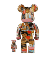 Bearbrick Warhol x Basquiat V2 400% + 100% by BE@RBRICK, 2022 (view 3)