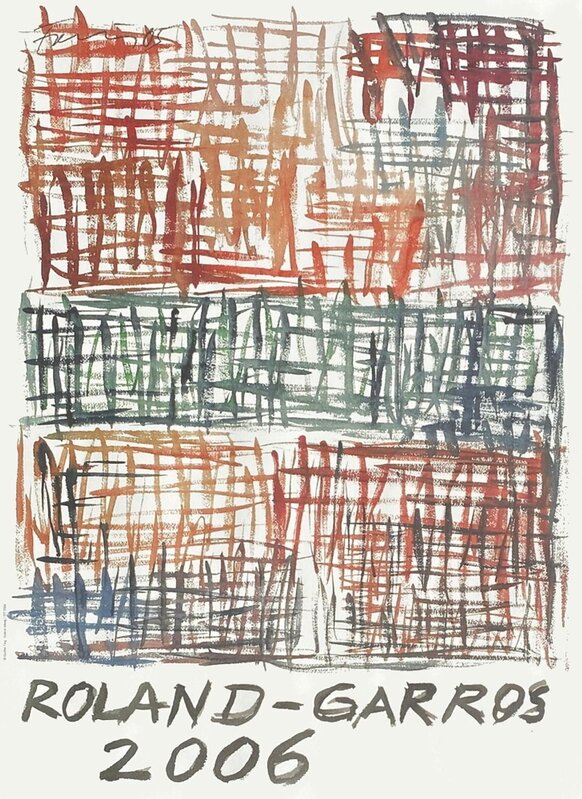 Roland-Garros Official Poster de Günther Förg, 2006