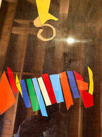 Composition sur fond noir d'André Lanskoy, vers 1970 (vue 2)