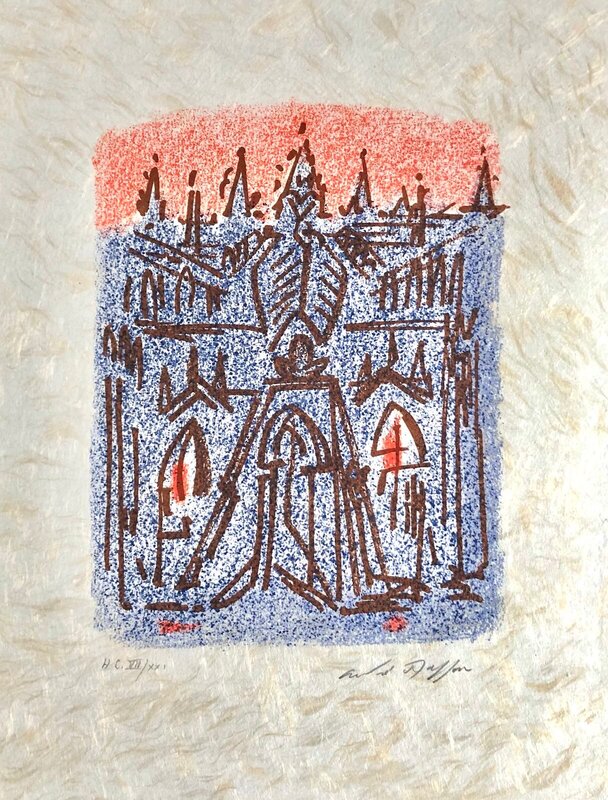 Une étoile de craie d'André Masson, 1973