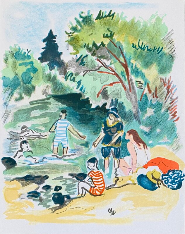 Mémoires d'un naïf : Baigneurs d'Yves Brayer, 1967