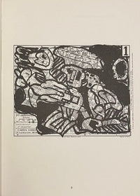 Arrondissements. Randonnées lithographiques sur plans municipaux de la Ville de Paris avec, pas à pas, leurs légendes by Pierre Alechinsky, 1983 (view 2)
