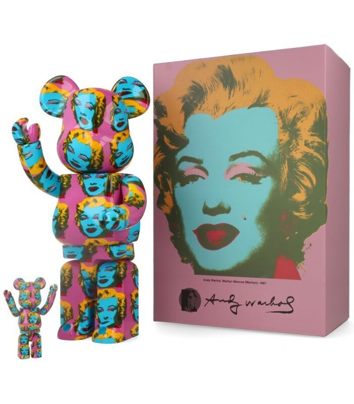 Bearbrick Andy Warhol Marilyn Monroe V2 400% + 100% de BE@RBRICK, 2022 (vue 4)