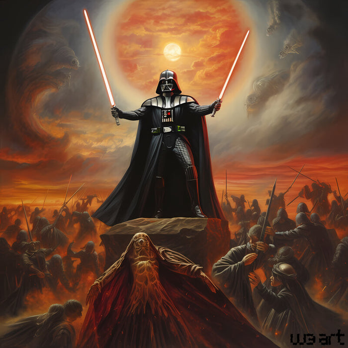 Darth Conqueror Vintage de W3 ART, 2023