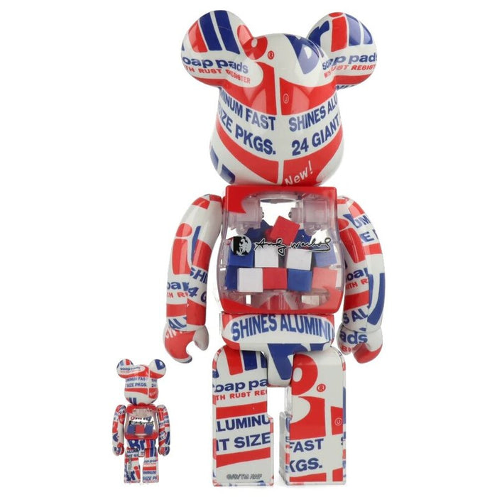 Andy Warhol Brillo 400% + 100% de BE@RBRICK,, 2022 (vue 2)