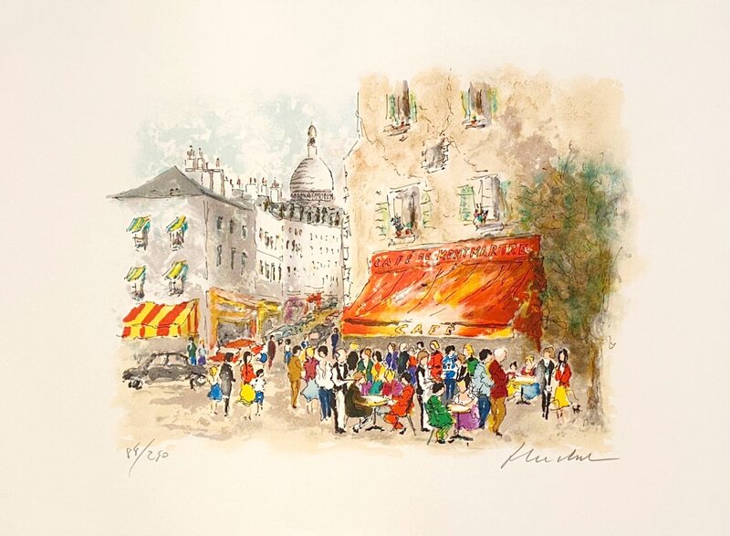 Café Montmartre by Urbain Huchet, 1990