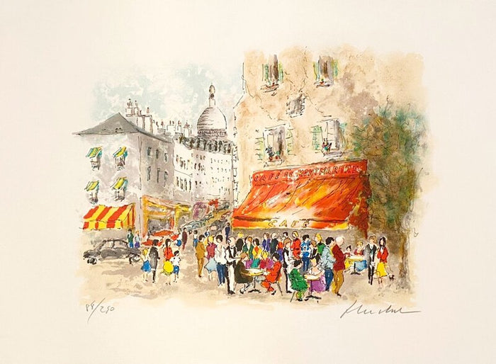 Café Montmartre d'Urbain Huchet, 1990