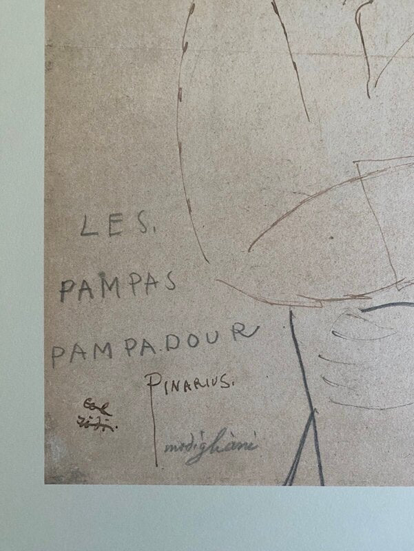 Les pampas Pampadour by Amedeo Modigliani, 1916 (view 2)