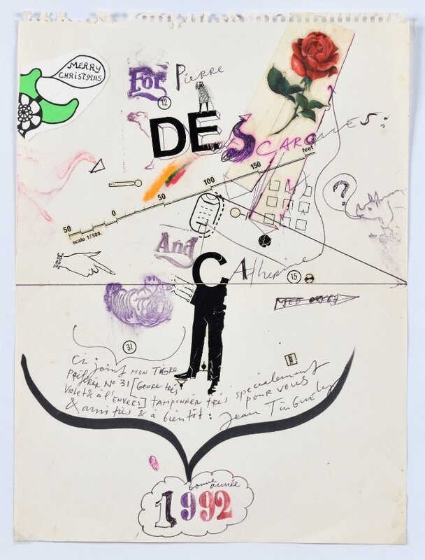 Merry Christmas and Happy New Year 1992 de Jean Tinguely, 1962