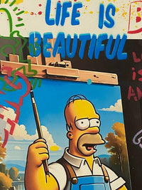 Homer Simpson Painter de Koen Betjes, 2024 (vue 3)
