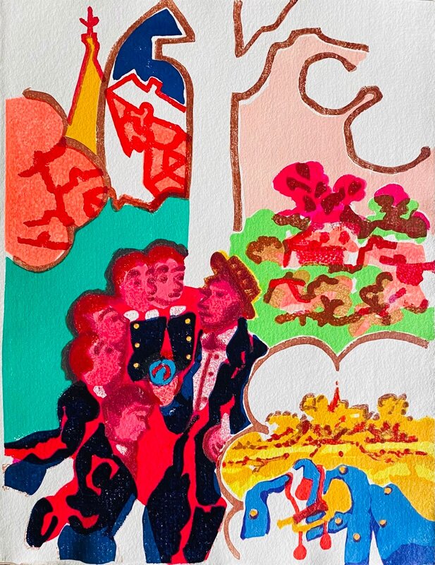 Appareil de la terre by Charles Lapicque, 1961