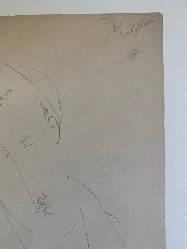 Uomo con i baffi by Amedeo Modigliani, 1917 (view 2)