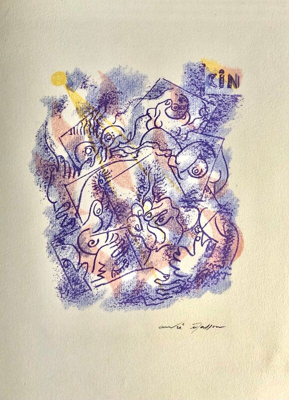 Une étoile de craie by André Masson, 1973