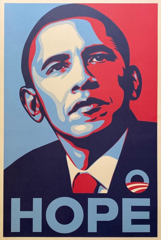 Obama Hope by Shepard Fairey, 2008