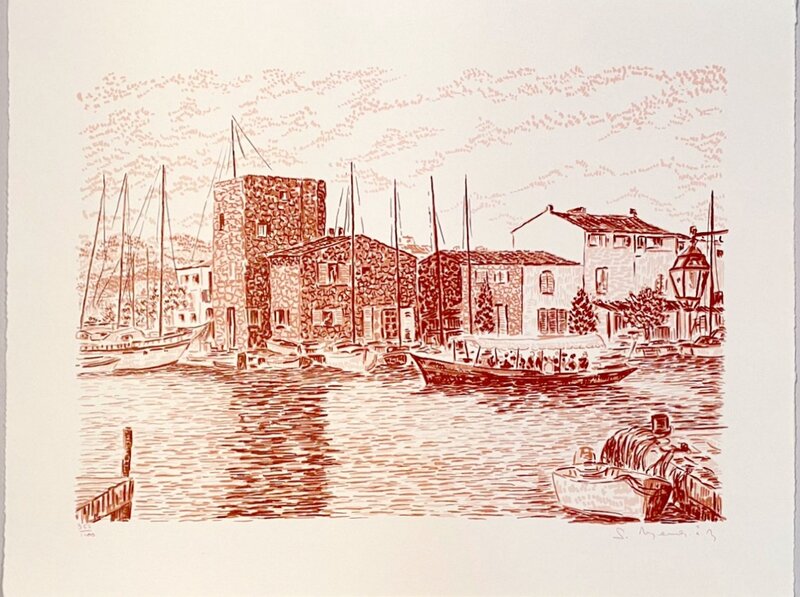 Port Grimaud by Serge Mendjisky, 1969