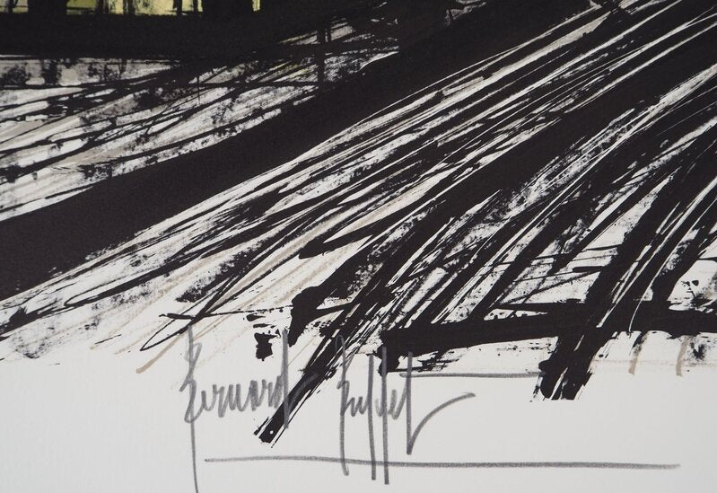 Village sous la neige by Bernard Buffet, 1981 (view 2)