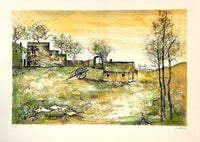 Paysage de Carmen Pau, vers 1980