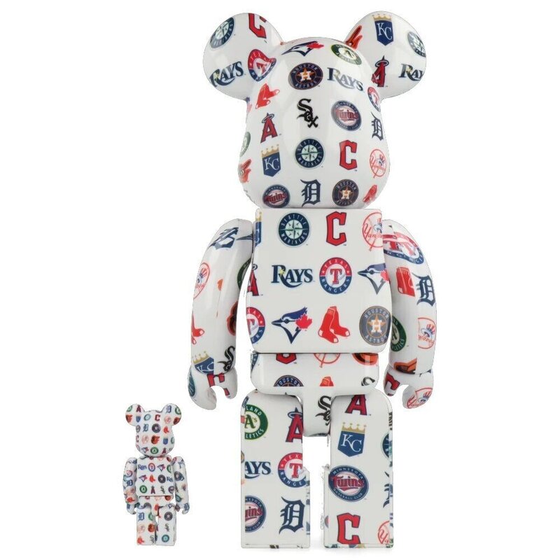 MLB American League 400% + 100% de BE@RBRICK, 2022 (vue 3)