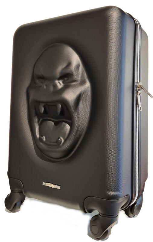 Kong Escape Suitcase (Black & Silver) by Richard Orlinski, 2020