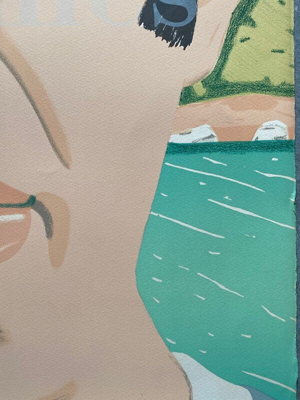Self Portrait (Mourlot Graphics) by Alex Katz, 1970 (view 4)