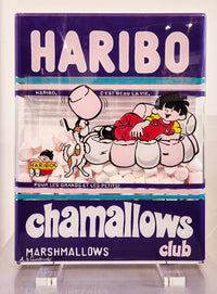 Coffrage HARIBO Chamallows d'Annick Cuadrado, 2018