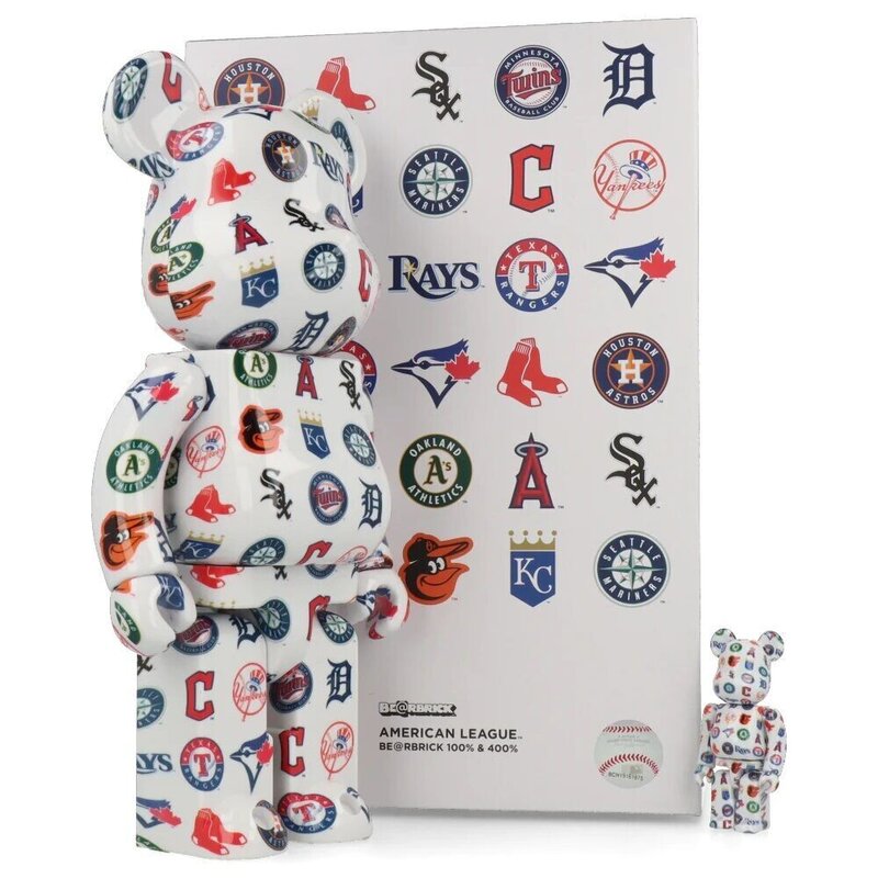 MLB American League 400% + 100% de BE@RBRICK, 2022 (vue 2)