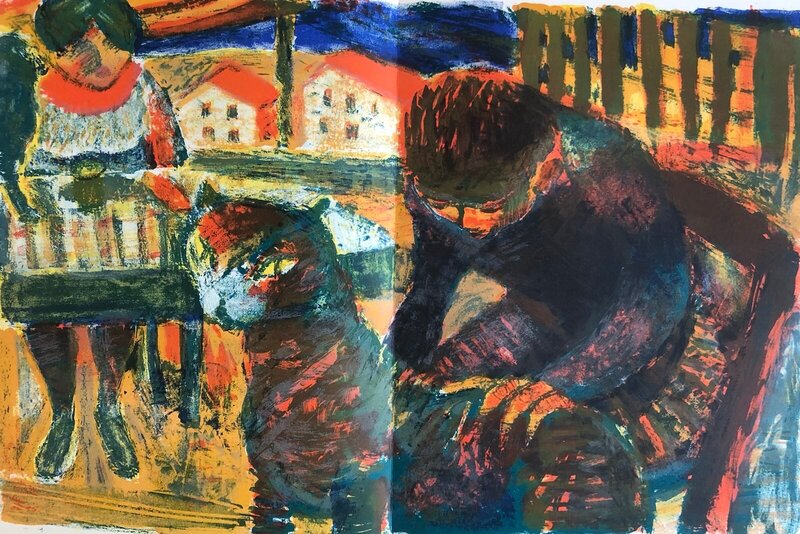 Les lépreuses by Roger Montané, 1964