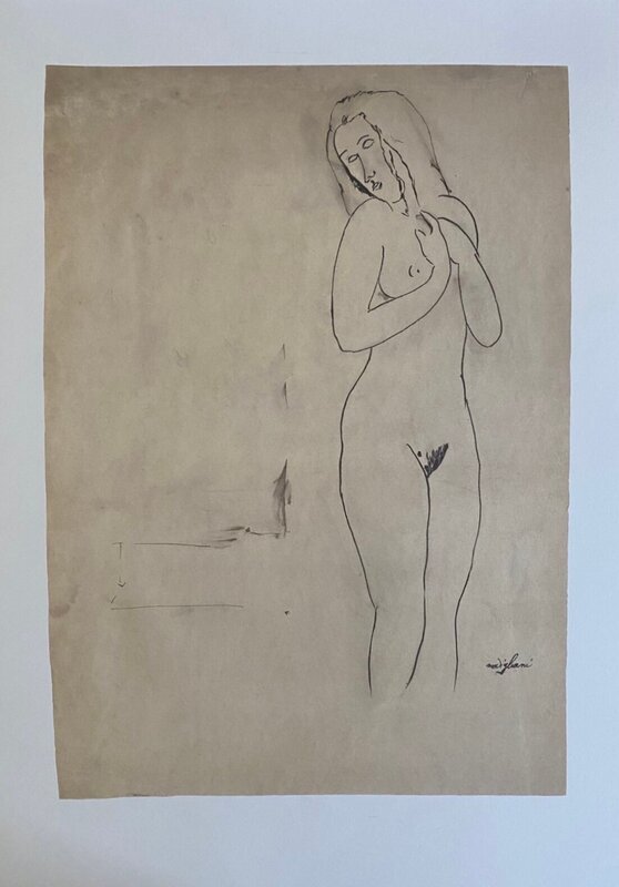 Nudo di Jeanne Hébuterne by Amedeo Modigliani, 1917