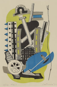 L'erpice (The Harrow) de Giuseppe Santomaso, 1950