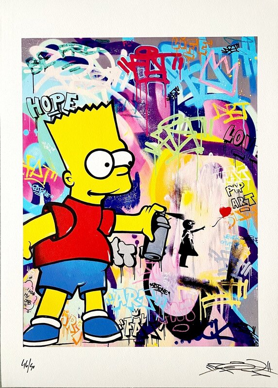 Bart Simpson by FAT, 2022