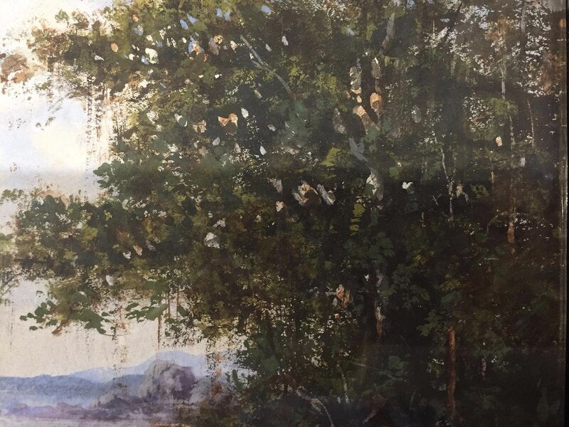 Paysage de Félix Ziem, vers 1900 (vue 2)