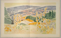 Paysage provençal de Jules Cavaillès, 1958